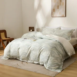 Abstract Water Ripple Duvet Cover Set