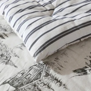 Full/Queen Forest & Mountain Cabin Comforter Set