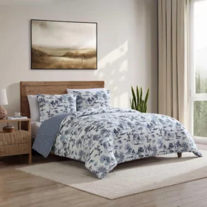 Full/Queen Forest Pattern Down Comforter Set