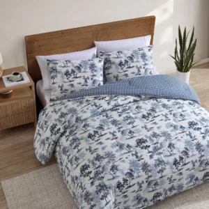 Full/Queen Forest Pattern Down Comforter Set