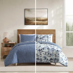 Full/Queen Forest Pattern Down Comforter Set