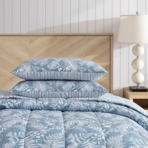 Full/Queen Reversible Fern Garden Comforter Set