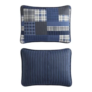 Full/Queen Reversible Patchwork Quilt Set